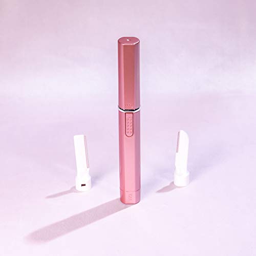 Kai About Face Sonic Beauty Wand with Bonus Eyebrow Shaper; Battery Operated Face Hair Remover; Face, Chin, & Lip Hair Remover, Face Hair Remover Tool for Women, Epilator for Men & Women (Pack of 2)