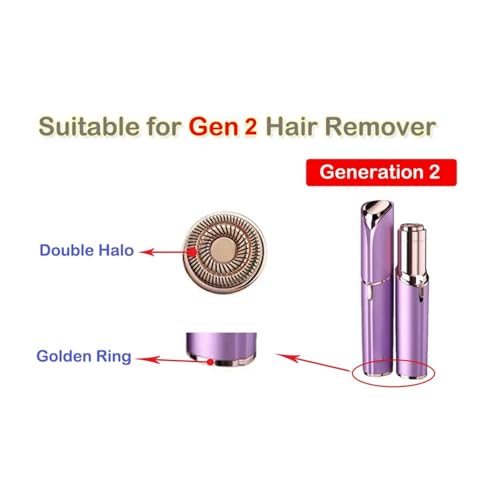 Replacement Heads for Finishing Touch Flawless Generation 2 Facial Hair Remover, 6 Count