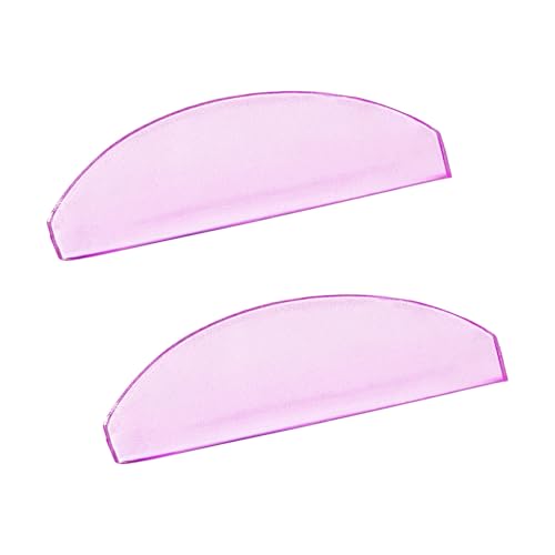 Libeauty 1mm Ultra Thin Flat Lash Lift Shields, Korean Lash Lift Pads for Step 1 Softening Only, Self Adhesive Glueless Silicone Lash Rods with Storage Case, Professional & DIY Supplies, Pink