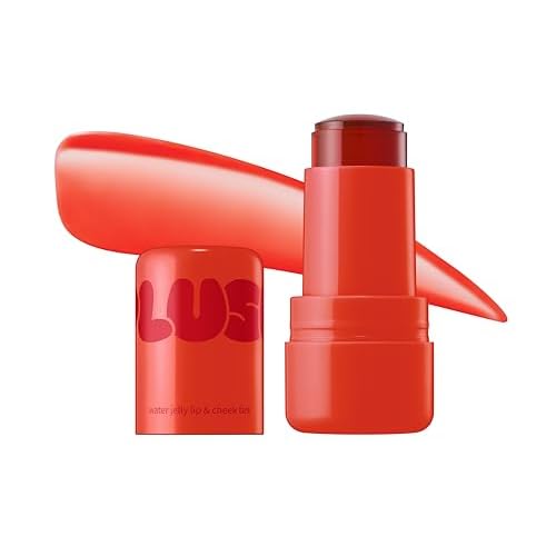 Elensilia Plush Water Jelly Lip & Cheek Tint ? Water Melong, 10g (0.35oz) | Lightweight & Buildable Tint for a Natural, Fresh Glow