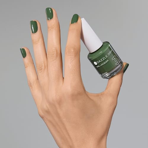 Dazzle Dry Nail Lacquer (Step 3) - Fern - A fern green. Full coverage cream. (0.5 fl oz)