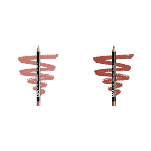 NYX PROFESSIONAL MAKEUP Slim Lip Pencil Creamy Lip Liner Nude Pink & Ever 2-Pack