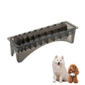 Clipper Blade Holder,10-Slot,Transparent Black,PC Material,Blade Holder Dog Grooming