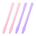 4Pcs Eyebrow Wax Sticks Silicone Wax Stick Non-Stick Small Wax Sticks Eyebrow Waxing Sticks Wax Spatula Reusable Wax Sticks for Home Salon Body Use