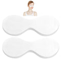 100 Sheets Eye Covers for Facials Disposable Eye Masks Non-woven Cotton Eyes Pads Spa Eyes Masks Care Patches Paper Paper Beauty Sheets for Facial Treatments, Skincare Spa Home Beauty Wet Compress