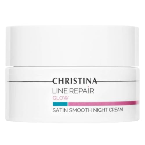 -CHRISTINA- Line Repair Satin Smooth Night Cream | Pore Minimizer Formula Night Face Cream | Rejuvenate, Nourish, and Hydrate Your Skin | Suitable for Fat, Combination, Normal Skin 50ml / 1.7 fl.oz