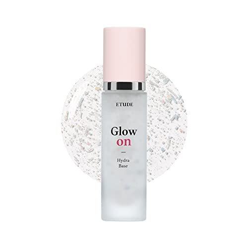 ETUDE Glow On Base Hydra 30ml (21AD) | All-in-One Makeup Hydration Glowing Base with a Long-Lasting Effect and Dewy Finish | Korean Makeup