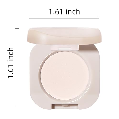 Single Matte Eyeshadow, Off White Eye Shadow, Ultra-fine Lightweight Powder, Brightenning Primer Base Eyeshadow, High Pigment, Long Lasting, Multiuse Blendable Korean Eyes Makeup, Moonlight
