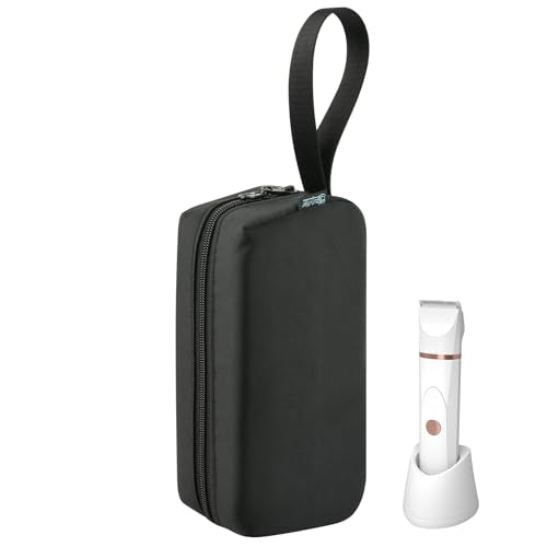 Beautyflier Carrying Bag Compatible with Risina Bikini Trimmer for Women, Travel Holder for OLOV Electric Body Hair Trimmer, Travel Carrier Case for Cordless Body Shaver for Trip (Bag Only)