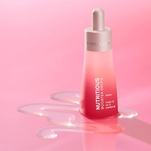 Est?e Lauder Nutritious Hydrating Booster Drops Serum with Niacinamide | Pore Minimizing & Barrier Strengthening, 1.2 Fl Oz