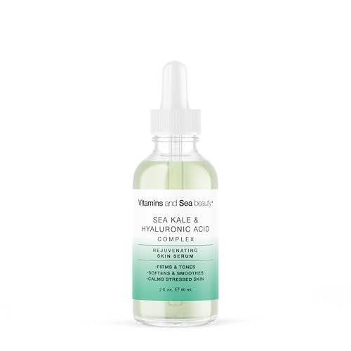 Rejuvenating Skin Serum with Sea Kale & Hyaluronic Acid ? Hydrating & Calming Complex for Smooth, Radiant Skin ? 2 fl oz