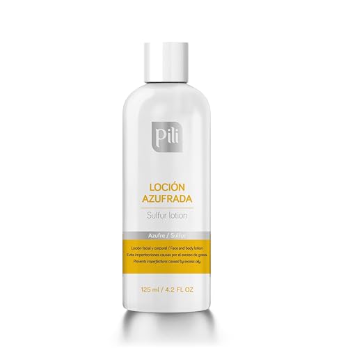 Pili Sulfur Lotion ? Helps Control Oily Skin & Reduce Shine ? Lightweight Face & Body Skincare ? Fast-Absorbing & Non-Greasy Formula ? 4.2 fl. oz.