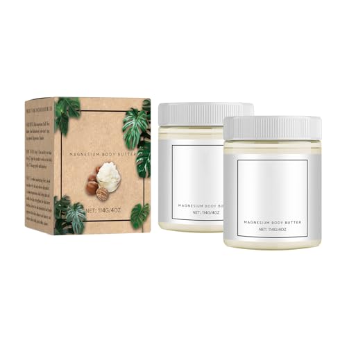 Mama-bear Neuropathy Cream, Magnesium Body Butter, Magnesium Cream for Neuropathy, Deeply Moisturizes Skin, Keep Soft Smooth (2PCS)