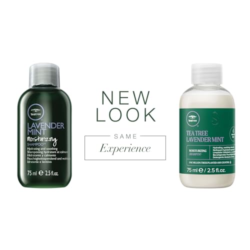 Tea Tree Lavender Mint Moisturizing Shampoo, Hydrates + Soothes, For Coarse + Dry Hair