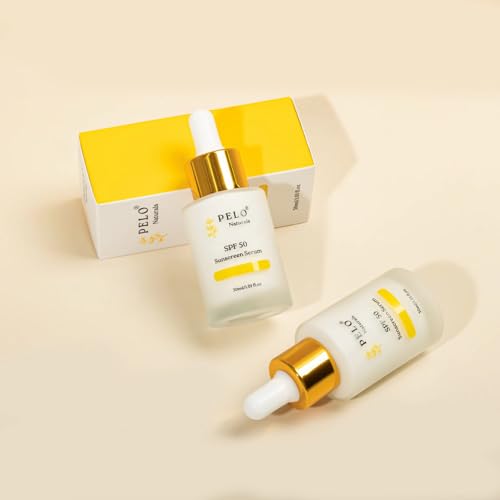SPF 50 Serum- Lightweight Mineral Facial Sunscreen for All Skin Types- Dewy Glow, No White Cast- Sunscreen for Face with Zinc Oxide, Titanium Dioxide 1oz
