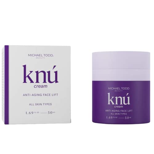 MICHAEL TODD Beauty KNU Cream ? Face Lifting, Brightening & Tightening Cream ? For Moisturizing & Rejuvenating ? With Bakuchiol, Peptides & Snail Secretion ? For All Skin Types ? 1.68 fl oz/50 mL