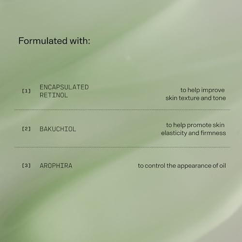 Versed Press Restart Gentle Retinol Serum - Bakuchiol Anti-Aging for Even Skin Tone, Fine Lines and Wrinkles for Sensitive Skin (Press Restart Retinol Serum - 1 Fl Oz (Pack of 1))