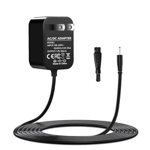 1.6V 80mA Replacement for Philips Norelco Charger Compatible with Philips G370 G250 G270 G290 G380 D350 G390, G470, G480 Grooming System and Beard Hair Trimmer QC5015 QG3080 QG3150 HQG265 HQG265