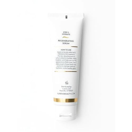 Luxene Beauty FIRMAGLOW Regenerating Serum ? Hydrating Anti-Aging Body Serum ? Brightening, Firming & Barrier Repair Skincare ? Step 2 of 3 ? 3.4 oz