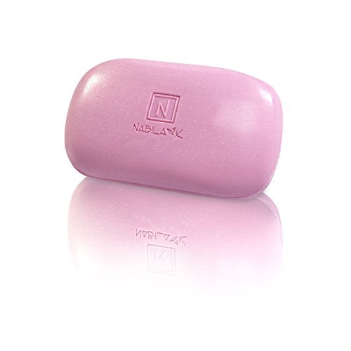 Nabila K Crystal Etch Microdermabrasion Soap Bar, Rose ? 5 oz Facial Exfoliator & Cleanser Made in USA ? Fine Crystal Polish for Smooth, Radiant Skin ? Naturally Derived Ingredients