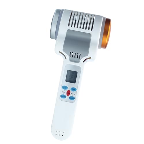 Hot and Cold Face Massager, Double Heads Hammer Vibration Massage Instrument, SPA Anti-Wrinkle Skin Tighten Lifting Massage Machine