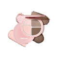 SHEGLAM Hypersculpt Highlight & Contour Palette 4 Shades 2-IN-1 Face Shimmer Highlighter and Matte Contour Bronzer-Cool