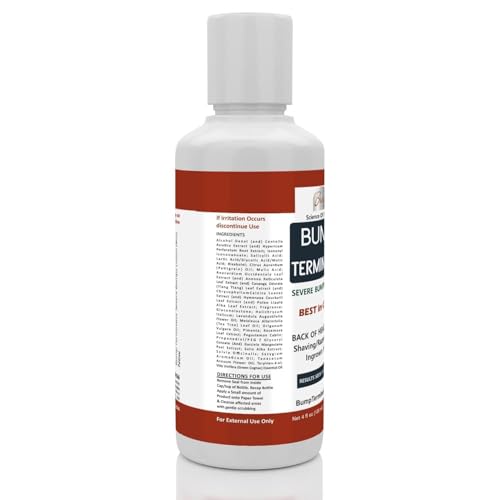 BUMP TERMINATOR Severe Bumps Treatment | Razor Bumps And Ingrown Hair Treatment | Bikini Bumps | Back of Head Bumps And Ingrown Hair Treatment, 4 oz (Pack of 1)