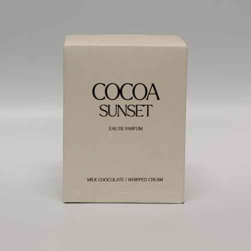 Zara Cocoa Sunset Perfume for Women Rich Indulgent Fragrance with Milk Chocolate Vanilla Whipped Cream Passion Fruit Peach and Creamy Sweet Notes Eau de Parfum 100ml (3.4 fl oz.)