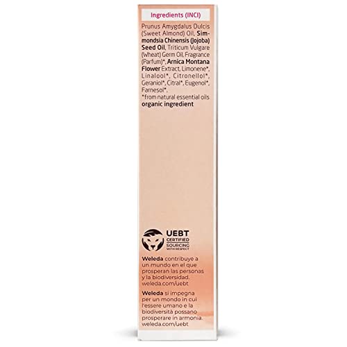 Weleda Stretch Mark Pregnancy Massage Oil, 3.4 Fluid Ounce, Plant Rich Oil with Vitamin E, Sweet Almond, Jojoba and Arnica Oils