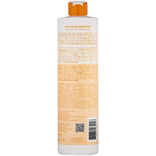 Framesi Color Lover Curl Define Shampoo, Shampoo for Curly Hair with Quinoa and Aloe Vera, Color Treated Hair