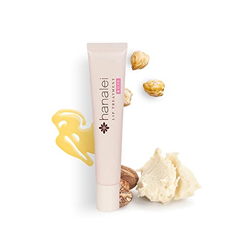 Hanalei Lip Treatment Bundle (Rose and Sand) | Made with Kukui Oil, Shea Butter, Agave, and Grapeseed Oil, Soothe Dry Lips (Cruelty free, Paraben free)