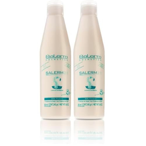 Salerm Cosmetics 21 B5 Silk Protein Leave-in Conditioner, 8.6 Ounce (Pack of 2)