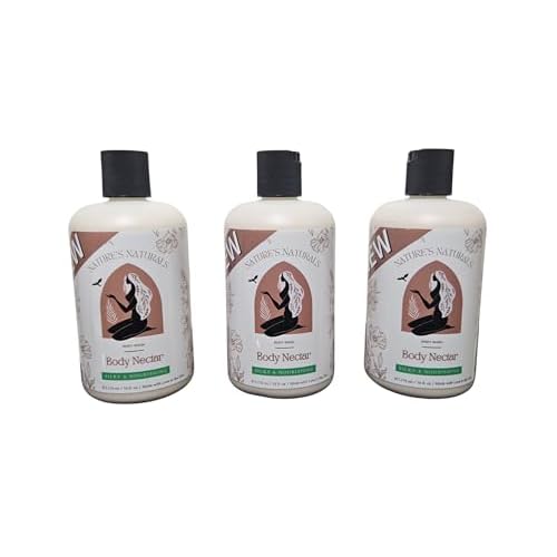Nature's Naturals Body Nectar Luxury Body Wash for Dry & Sensitive Skin ? All Natural Moisturizing Cleanser for Eczema & Psoriasis-Prone Skin, Organic Hydrating Formula (16 oz)