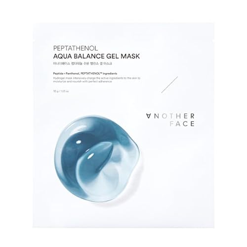ANOTHERFACE PEPTATHENOL¢â Hydrogel Mask | Overnight lifting Mask Pack Korean skin care Pore Minimizing Firming Non-irritation Vegan Korean Skin Care 4Sheets