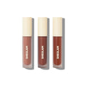 SHEGLAM Matte Allure 3 Pcs Mini Liquid Lipstick Set Nourishing Sunflower Oil Reduce Lip Fine Lines Long Lasting Travel Liquid Lip Stick - Nude Beach