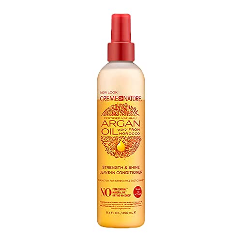 Creme of Nature Argan Oil Curl Milk and Leave In Conditioner, 8 Fl Oz and 8.4 Fl Oz