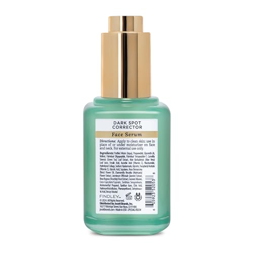Findley Dark Spot Corrector Renewing Face Serum with Glycolic Acid & Vitamin C - Reduces Dark Spots & Signs of Aging | Hydrating (2 Fl Oz)