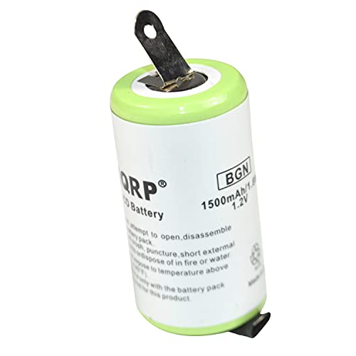 HQRP Battery Compatible with Wahl 00745-302 745-302 7367-400 9877 9879 8900 8061 7070 7353 7045 7030 7037 7355 5-Star Shaver Trimmer