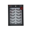 Red Cherry False Eyelashes #217 Black Human Hair - 6 Pairs