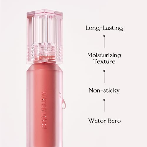 Peripera Water Bare Tint - Lip Tint, Lip Stain, Glowy Tint (005 RED UPDATE)