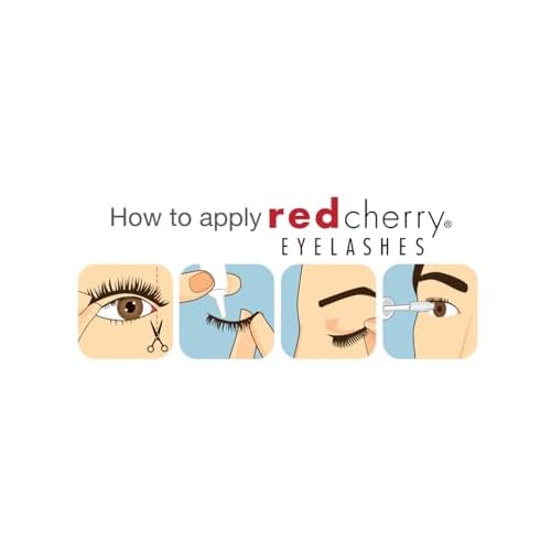Red Cherry #415 False Eyelashes (Pack of 6 Pairs)