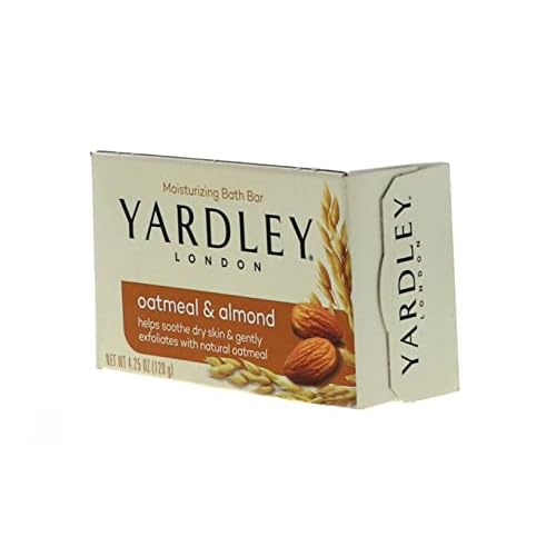 Yardley Oatmeal Almond Bath Bar 4oz - Pack of 2