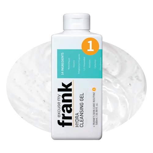 Innerest [Excuse My Frank Hyaluronic Face Cleanser Cleansing Gel Moisturizing Face Wash 500ml/16.9 fl.oz. | Cleanser for All Skin Type I Korean Skin care