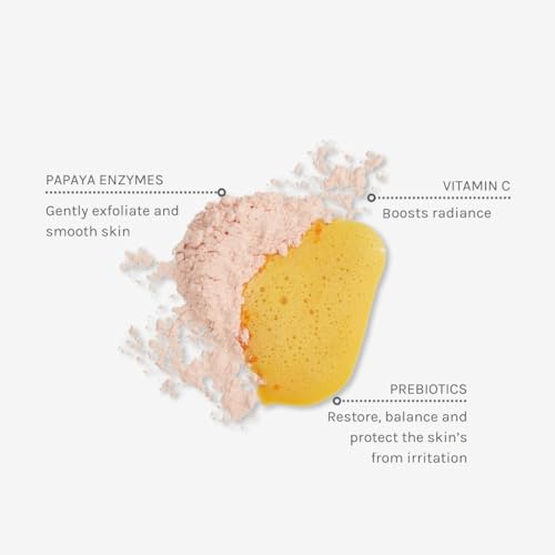 Evolve Organic Beauty - Natural Enzyme + Vitamin C Cleanser Powder | Small Batch, Vegan Clean Beauty (2.4 oz | 70 ml) Packaging May Vary
