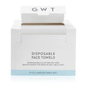 GWT Disposable Face Towels,10"¡¿12" Face Towelette Disposable,Thicken Facial Towels for Women Sensitive Skin,Soft Makeup Remover Dry Wipes, 50 Ct, 1 Pack