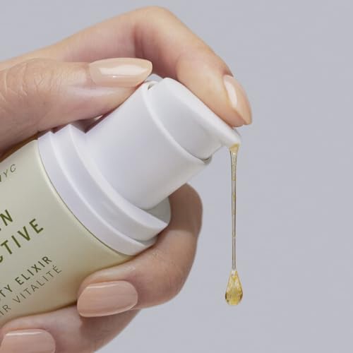 SUPEREGG Vitamin Collective Vitality Elixir: For a bright and firm complexion. Treatment serum with Vitamin B¡¤C¡¤E¡¤F¡¤K and Sea Moss. 30 ML / 1 FL OZ
