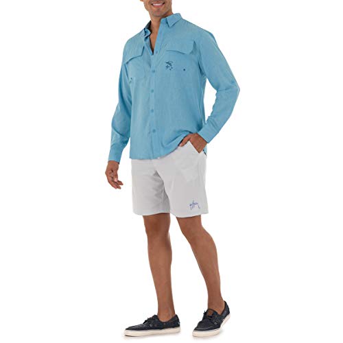Guy Harvey Men's Long Sleeve Performance Fishing Shirt