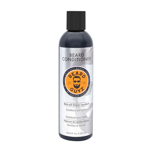 Beard Guyz Beard Conditioner ? Deep-Conditioning Face & Facial Hair Treatment ? Hydrating Beard Conditioner with Coconut Oil & Vitamin?E for Soft, Manageable Beards, 8 oz