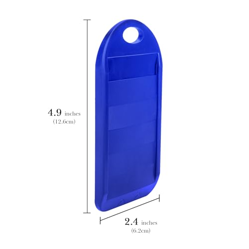 Linkidea Portable Razor Blade Cleaner, Rubber Hair Removal Tool for Razor Maintenance, Compatible with Gillette Fusion 5 Power, Fusion 5 ProGlide (Blue)
