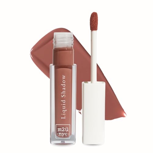 M2U NYC (Pink Mauve Liquid Eyeshadow ? Quick Drying Liquid Eye Shadow with One Swipe Pigment Coverage ? Long Lasting, Buildable & Blendable Crease Proof Formula ? Matte Finish